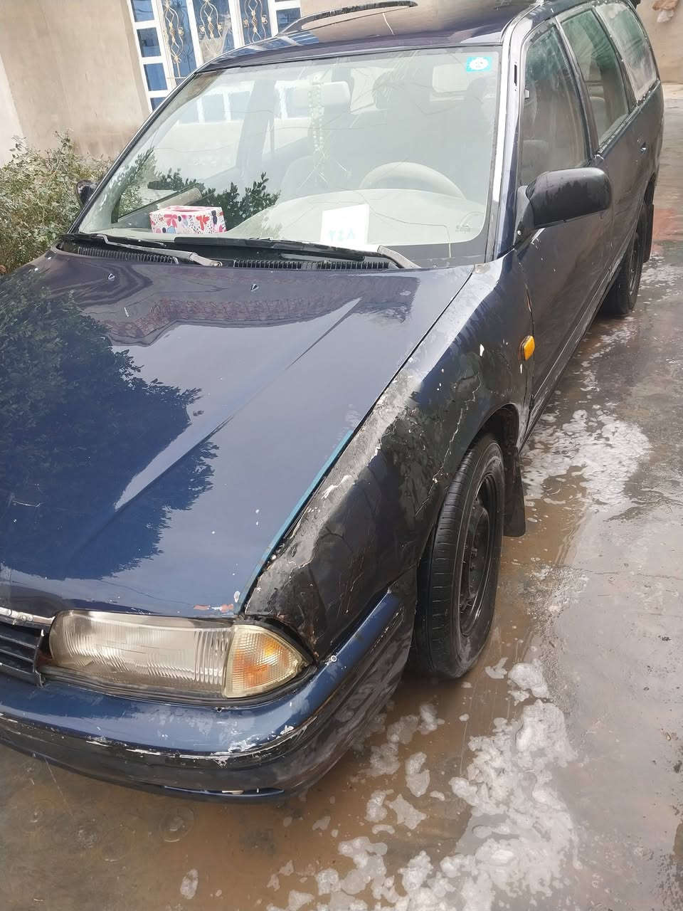 بسم الله نيسان براميره ستيشن موديل ٩٥ مثل ماموضح بالصوره رقم ألماني سنويه ماساقطه بس بيها طخه بالجاملغ سياره حلوه العنوان سامراء رقم موبايل ***********
