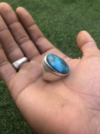 خاتم فضي 925 • فيروزي قديم • مدينة الصدر