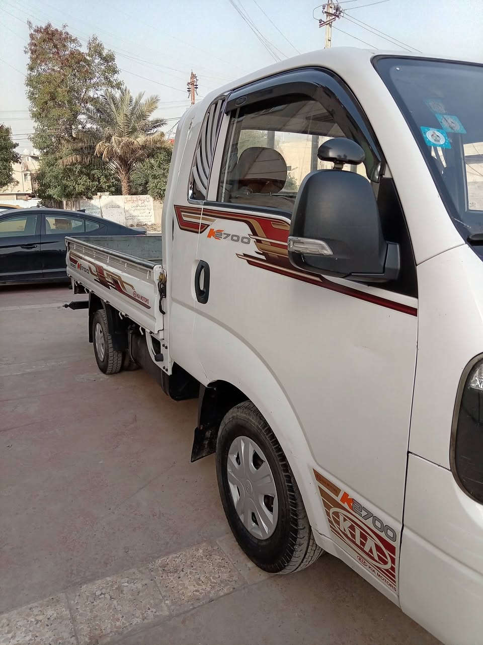 سلام عليكم كيه حمل موديل 2019للبيع سياره مكفوله من شاصي رقم شاصي محرك كير اكسن تدفئه تبريد رقم بغداد انكليزي نفاذ السنويه ل2029 السعر 127وبيها مجال  مكان بغداد الدوره للاستفسار ***********
