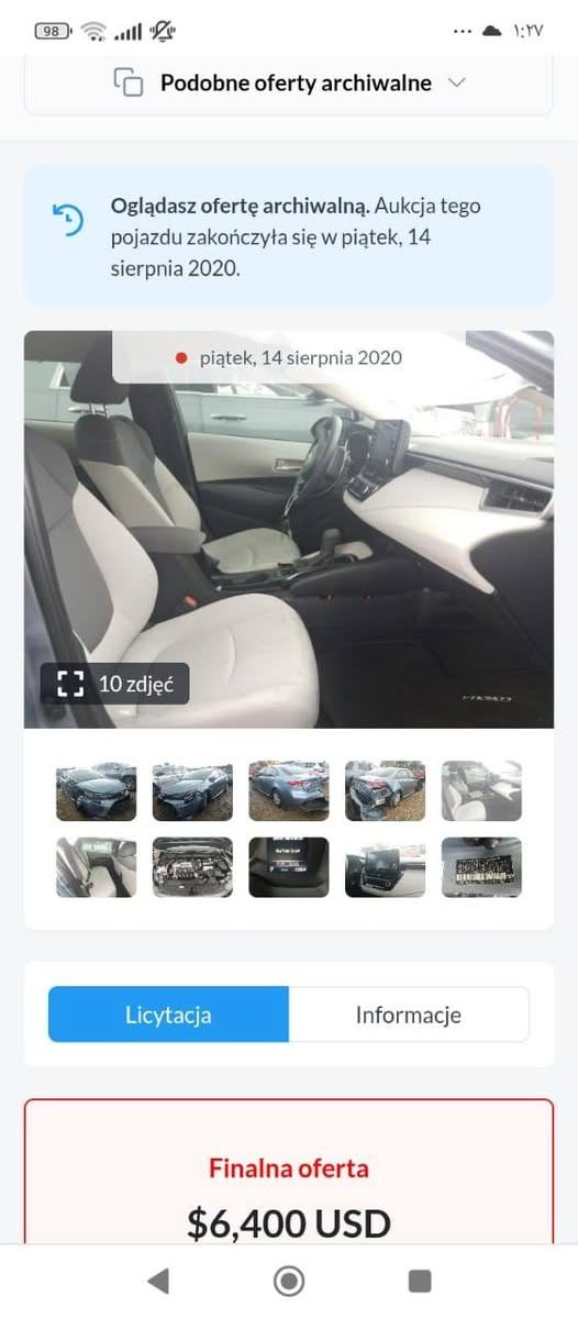 السلام عليكم للبيع سياره نوع كورله موديل 2020 وارد امريكي رقم اربيل دولي ابسمي شرط تحويل سنويه جديده هزه وفحص جديد محرك 18 شرط ما مفتوح ماشيه 100 ميل صدر تايرات جديد #ضرر جاملغ مبدل +باب رش  بلادي بدون دواخل شرط سياره وضع شركه  صور الضرر بل منشور باقي تفاصيل اتصل عل رقم 📱 ***********  #السعر 140وبيهه مجال 
البيع فقط نقد بدون مراوس 
مكان السياره صلاح الدين الشرقاط اسديره
