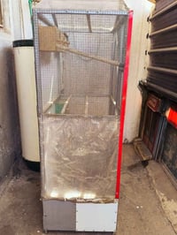 قفص تفصال حديد الارتفاع 165 العرض 80 و النزال 53 سعر 80 بي مجال بسيط ل...