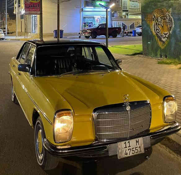 مارسيدس 
موديل 1975
كير عادي أربع نمر
السياره حلوه بدون نقص
أوربي بدون تبريد تكدر تسويها تبريد السياره كلش مرتبه ومال جناي ماتصرف عليها سنويه جديده رقم جديد
مكينه + كير البلادي بدون تحوير 
السياره حلوه وجاهزه ما شاء الله 
استفسار عن السياره اكثر اتصال او وتساب
***********
