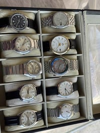 مجموعة ساعات للبيع ياباني /سويسري توماتيك/تكويك عدد ١٠ كلهم شغالين الا...