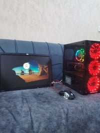 تجميعه كامله البيع 270 الف ماعده الكبورد ماعندي الكارت RX 570 XfX المع...