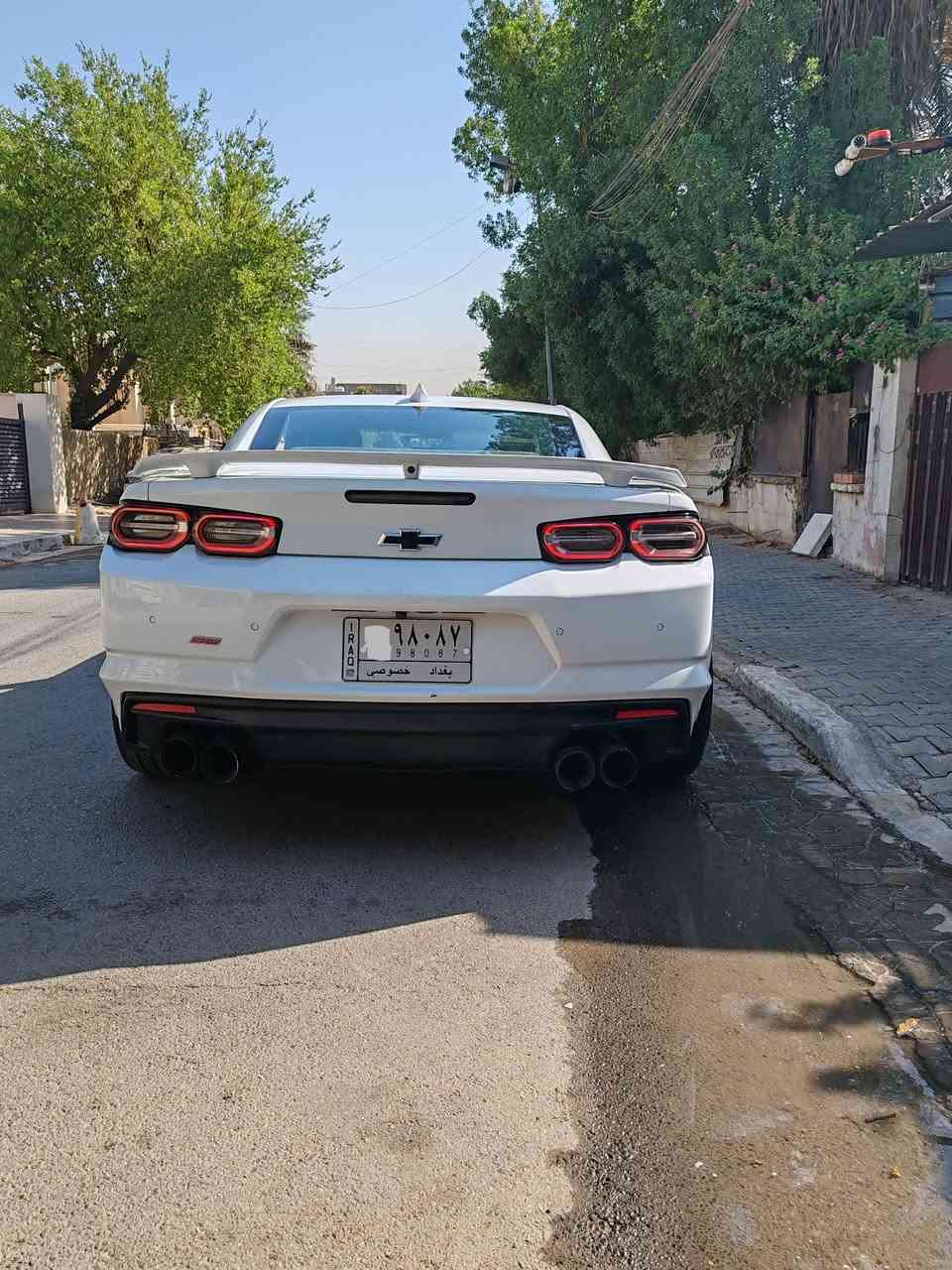 بيع او مراوس حسب القناعه
كمارو 2019 محرك 6200 
2ss 
كير 10 نمر
السياره فول مواصفات 1/1 

داتا شو 
كامرتين خلفيه 
اناره داخليه متغيره RGB
كشنات تدفئه تبريد 
فتحه سقف 
نقطه عمياء 

السياره كفاله من الحادث 
سرقه محرك وكير وبنيدالكهربائيات مالت السياره نفسهن  الصبغ الي بيهه بنيد ودعاميه اماميه فقط 
 
السياره مخزنه بعدهه على وضع الشركه ماشيه 12 الف كيلو متر فقط 
جايبلهه كصه بجم كامله من دبي 
السياره اني الي مشتغلهه على ايدي كلشي بيهه بلادي شرط بدون اي تلزيك 
مكاني بغداد 
السعر 230 
***********
