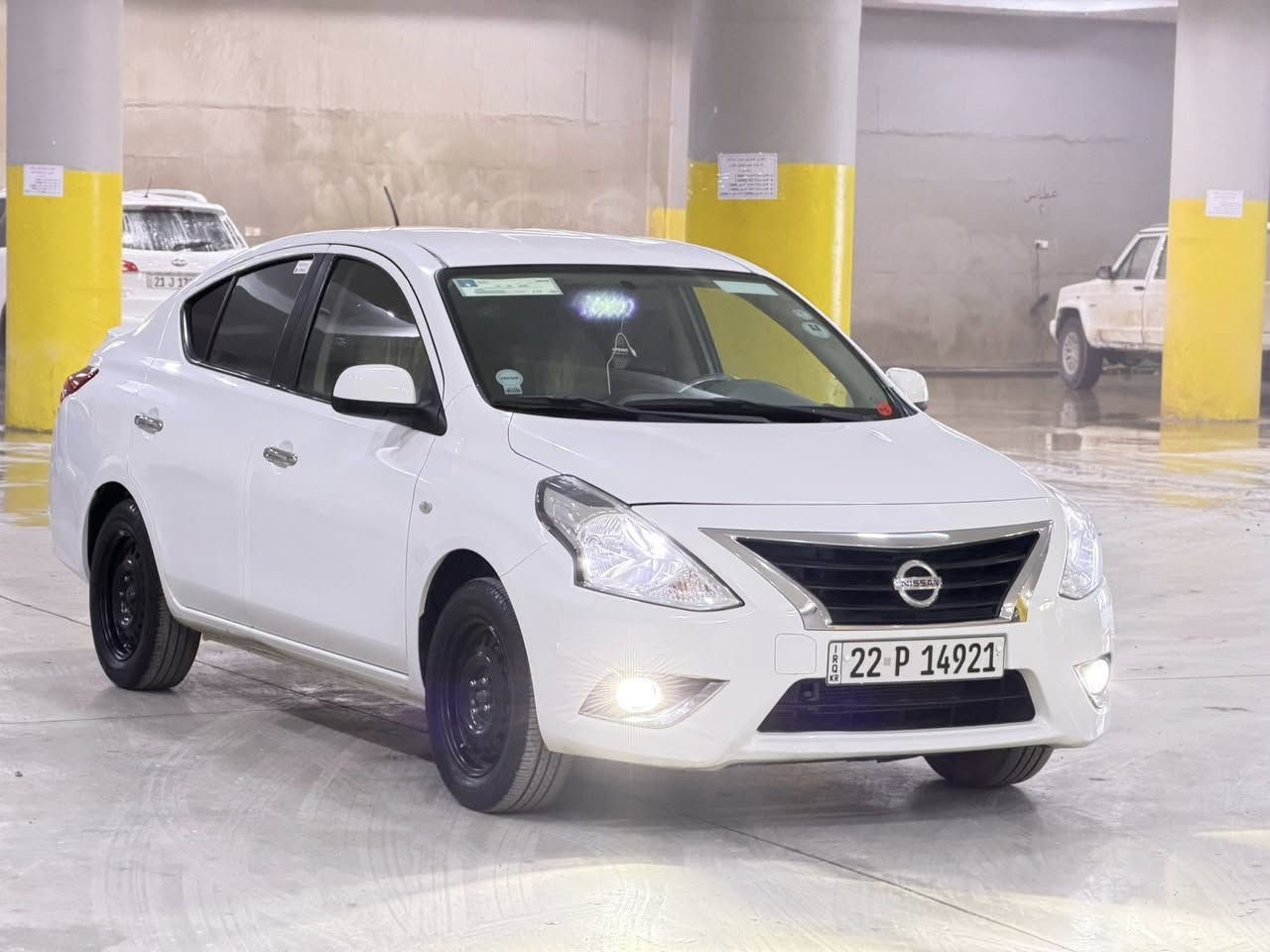 سلام عليكم
للبيع 
نيسان صني 
موديل 2023
تحكم ستيرن 
كامره 
سنويه ورقم جديد 
تخم تايرات جديد 
صدر امامي خلفي جديد 
سياره مكفوله 
كير ومحرك مكفول 
ماشيه 71KM
هندي بليت ازرك 
سعر 121 وبي مجال 
مكان السيارة دياله خانقين 
***********
