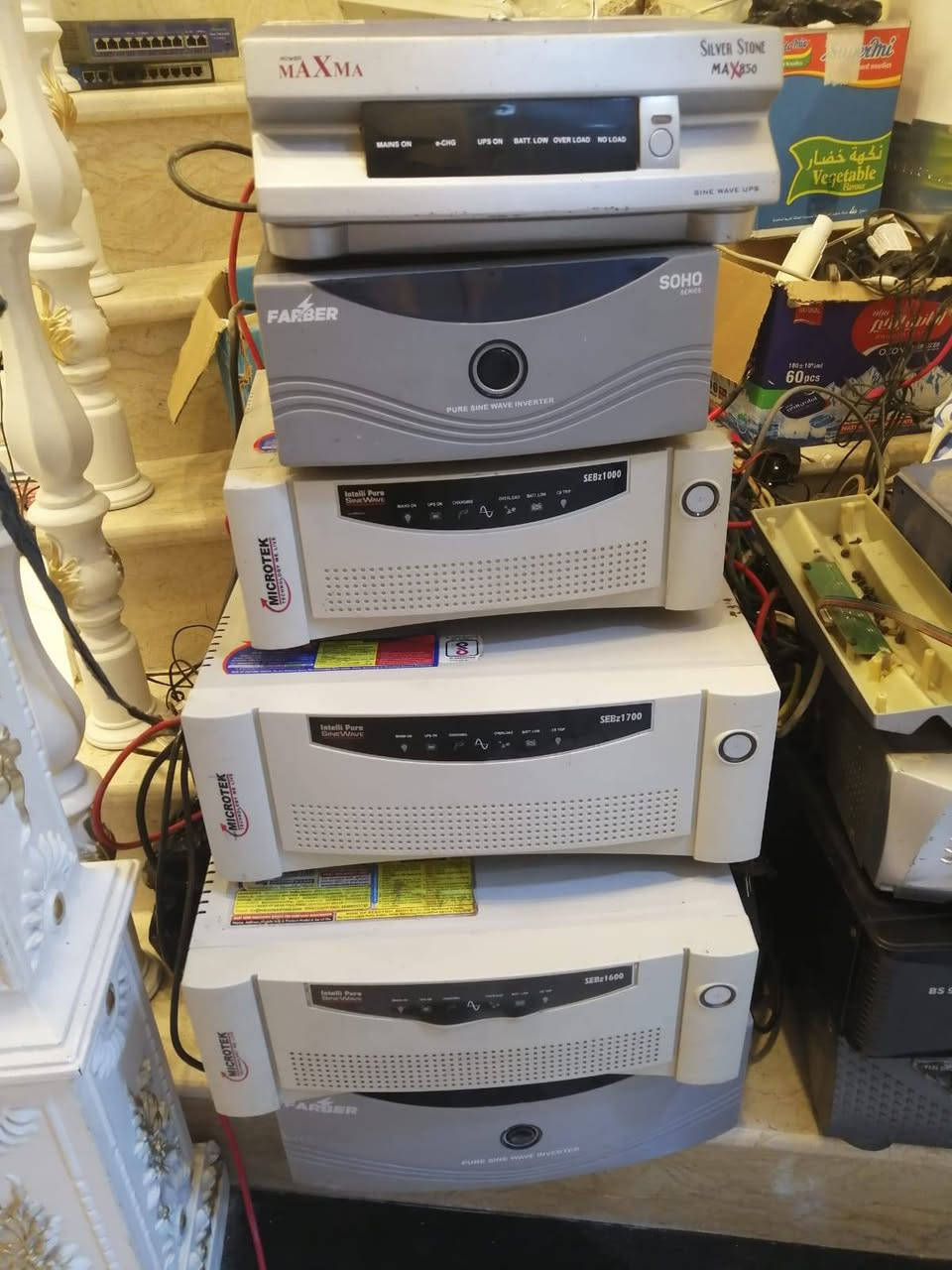 بور بيم  5AC تك مع المحوله
ايــًــــــــــــر فايــــــــــــبر 24HD ضمان من التصليح وضمان لحد ما تعبر خدمه 

دشششش  30

سكتر لايت AC منفذ كيكا قطعه جديد جدا

سسكو 24 بورت كل البورتات كيكا 2منفذ sfp كيكا

بور سبلاي بالكارتون قطعه

بورسبلاي مستخدم نضيف جدا

1036  10G

CRS 125 24 بورت كيكا
                                                                           1009.   10G

                                                                        

سسسسكو 24 بورت كيكا +4 SFP

سسسسيكوG 3750   مع 2 SFP

سسسكو 2950 منفذين كيكا والباقي ميكا يشتغل AcوDC

سسسكو 3650 48 بورت بور ودتا   POE

هبات  5 بورت ميكا كل البورتات

سكتر تيتانيوم 2.4

                                           

                                             

                                                             روكت M2 XW

   
 M5 M2                    

 

                                                          

                                                         

                                               
                                                           
فاربر 1000 12فولت

مايكروتك 1000 12

مكزما. 850 شاشه 12

مكزما 850 12

بلوستروم. 950 12

.....................................____________----------------

مايكروتك. 1700 24

مايكروتك 1500 24

فاربر 1500 24 فولت

.............................................----------------________

912 6g قطع جدا جديده
زوجين 

بور بيم  عدد قطع نضيفه جدا

 

سويج 1036 بلاص جديد بالكارتون

2011 شاشه

سويج سسكو 2965

سسكو 24 بور 2 G

سكتر  زاويه 120  عدد  قطعه مع اسميات 

سكتر مع 912 عدد  

5g 912

دش 30 زوج

دشات ميموسا زوج

انتي نويز 26

انتي نويز 23

 راك   6 مع  ڤان سيار مع باج بنل

راك 9u بالكارتون

راك 4u بالكارتون
 

متوفر توصيل لكل محافظات العراق
***********

ضمان فحص وتشغيل

ملاحظه ملاحظه:::

متوفر اتصال او وتساب فقط فقط
