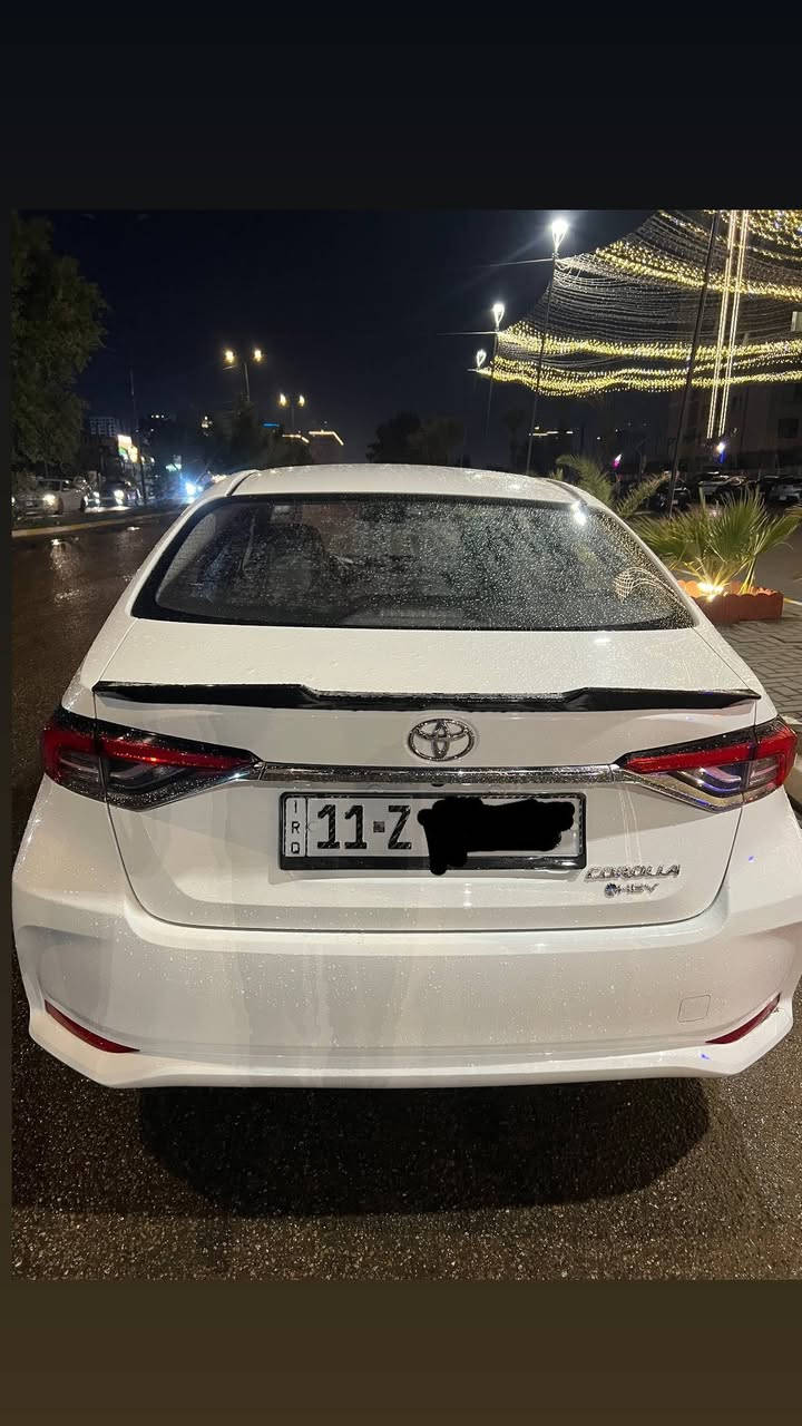 السلام عليكم
كورلا هايبرد ٢٠٢٤ ماشيه ٣٧حقيقي رقم بغداد بسمي سنويه لل ٢٠٣٠ 
سياره مكفوله عدا شخط بلدعاميه كما موضح بلصور 
السعر( ١٥٥$) وبيها شي بسيط العنوان بغداد حي الحسين 
***********
