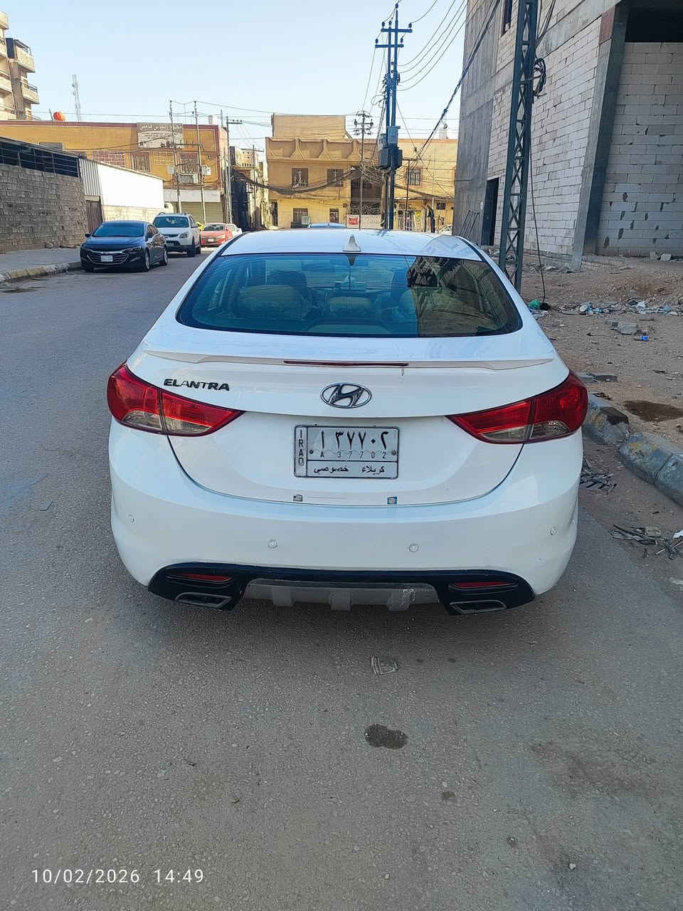 سلام عليكم النترا 2013 وارد امريكي بيه 3قطع كير ومكينه وتبريد فول رقم كربلاء باسمي 100وبيه مجال الاتصال على***********
