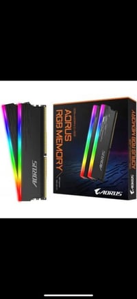 السلام وعليكم رامات للبيع AORUS RGB Memory DDR4 16GB (2×8G) 4400MHz رق...