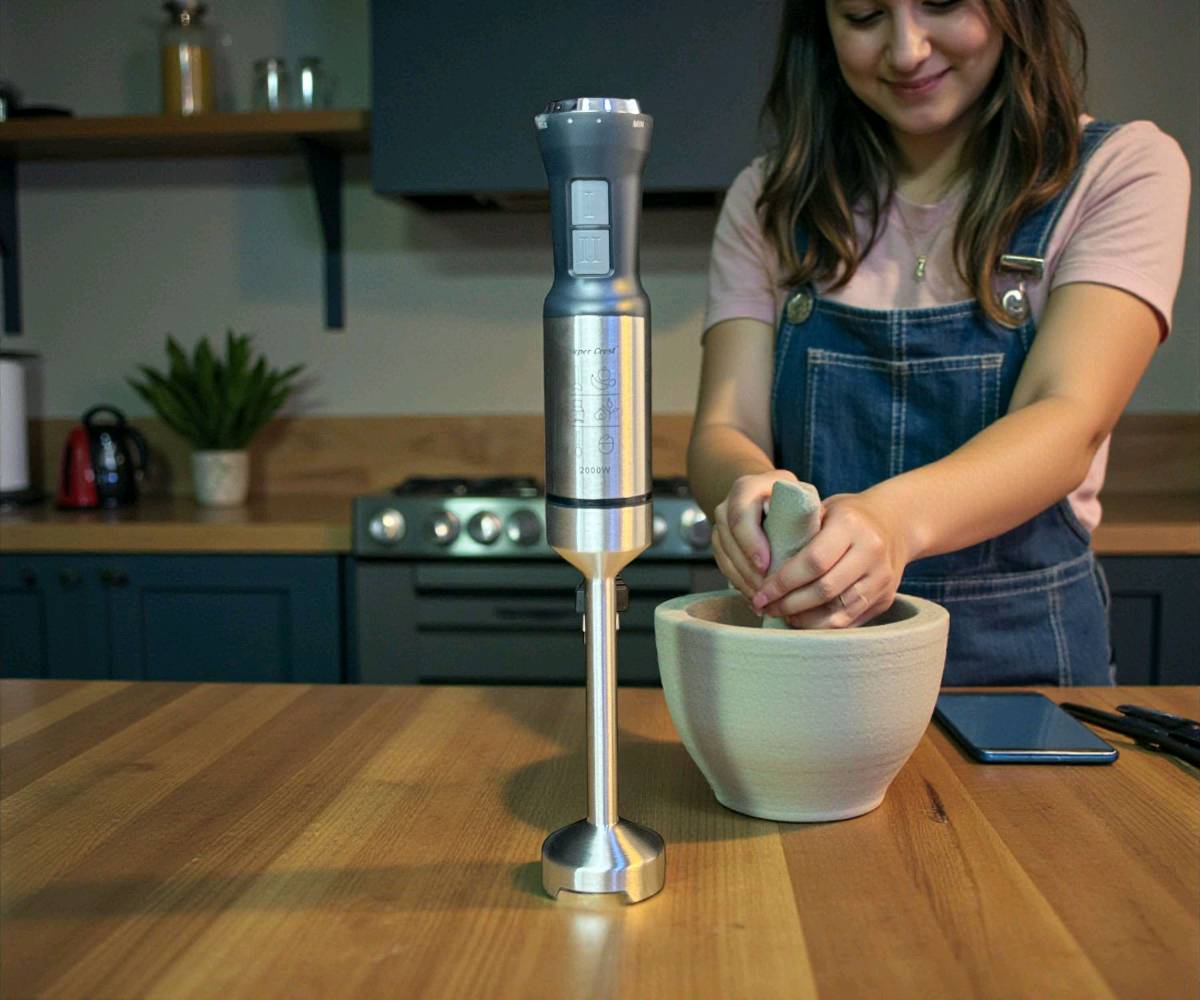 قوة تشتغل من أول ضغطة 💪

خلاط سوبر كريست بقوة 2000 واط يخلط، يهرس، ويحضّر كل شيء بسرعة وسلاسة.

21 سرعة تعطيك تحكم كامل مهما كان نوع المكونات.

شفرات ستانلس ستيل حادة تضمن نتيجة ناعمة ومتجانسة.

مثالي للشوربات، العصائر، وأكل الأطفال.

تصميم عملي، قبضة مريحة، وأداء يعتمد عليه يوميًا.

خلاط واحد… استخدامات ما تنتهي 🔥