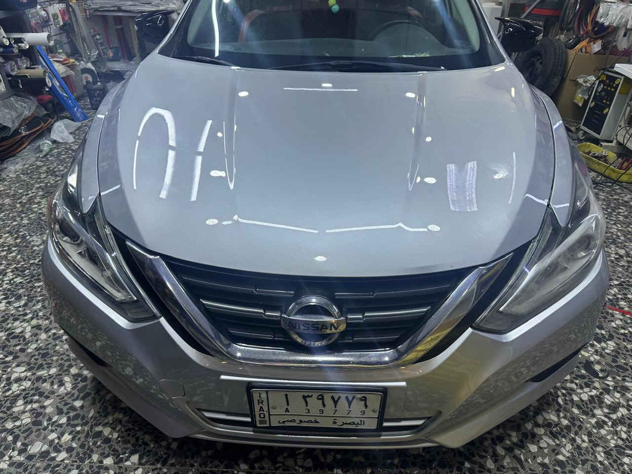 نيسان التيما موديل 2018 وارد امريكي حادث الجاملغ الأمامي فقط وباقي نفسه مامفتوح مكينه 2500 رقم بصرة انكليزي بيع او مراوس سعر 117 وبيه مجال ***********
