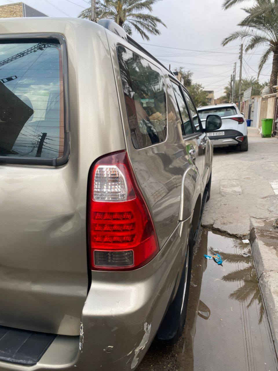 السلام عليكم سياره تيوتا فور رنا
سياره كير مكينه تبريت صدر كهربائيات كله منتازه
تخم تاير كله جديد
سياره وارد ياباني
سياره مصبوغه حزام جماليه
سياره جاهزه عل اخر حبه فول
مابيه اي نقص حشاكم من نقص
سياره الفين 6 بسمي سياره بنفس اليوم تحويل بسمك
سعر 125$
 وبيه مجال الشراري
مكاني بغداد شعب 
رقم وتصال وتساب ***********
