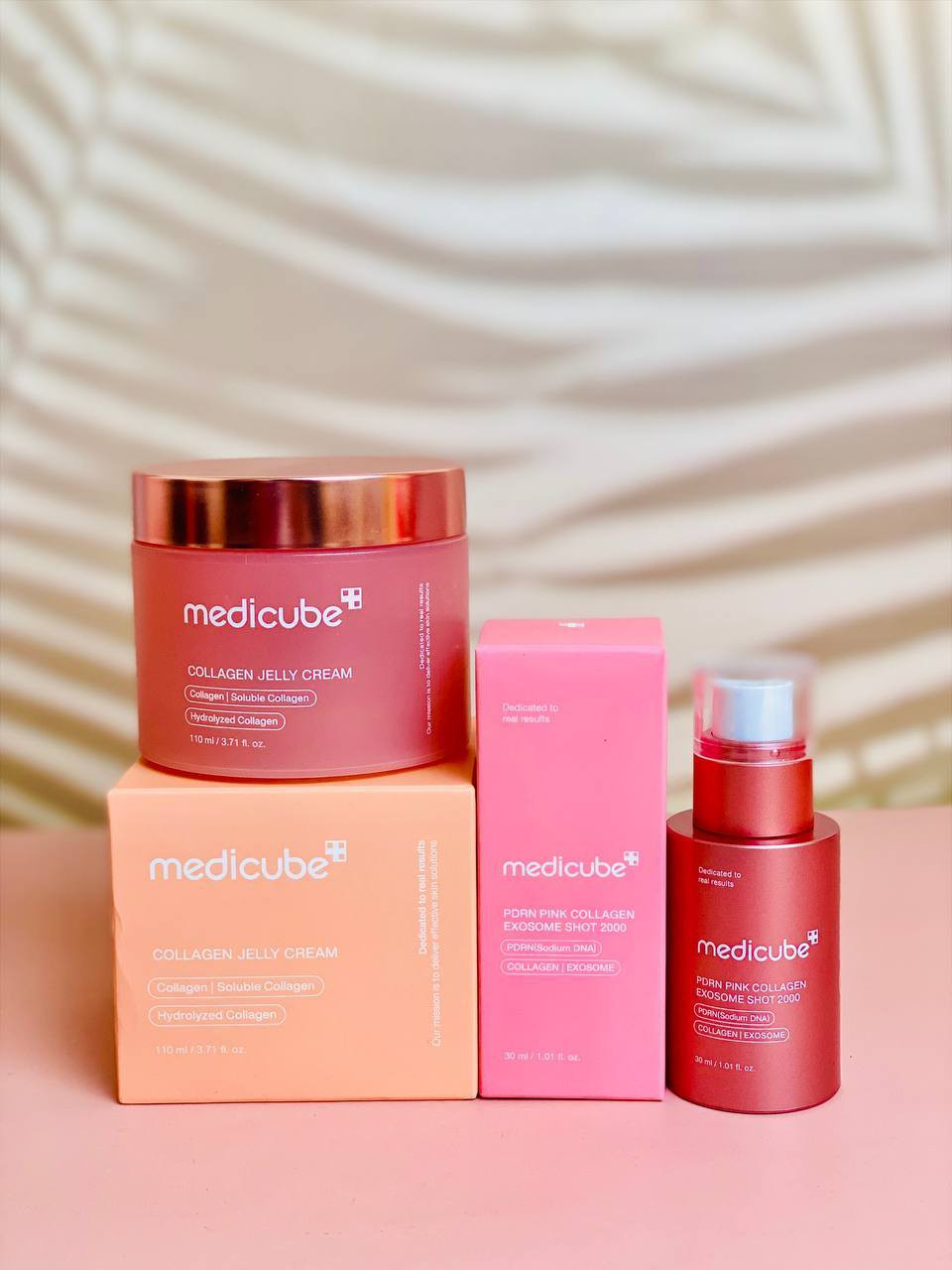 ✨ عرض الكولاجين الوردي من Medicube الأصلي ✨
سر البشرة المشدودة والممتلئة بالكولاجين 💖

إذا تعانين من:
🔸 خطوط رفيعة
🔸 ترهل بسيط
🔸 بشرة تعبانة وباهتة
هذا العرض راح يرجعلج نضارة البشرة وامتلائها من جديد 😍

💗 يحتوي على:
🧴 Collagen Jelly Cream
يرطب بعمق ويعطي امتلاء فوري وملمس ناعم مثل الجيلي


**إذا كنت صاحب هذا الإعلان وتريد حذفه لأي سبب، رجاءا أرسل رسالة إلى الدعم الفني**