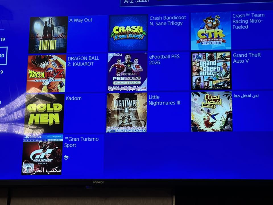 سلام عليكم بلي4سلم مهكر كلش نضيف ذاكرة500تيرا 2 جوستيكات اصليات+يوبي اس+ملحقات كاملة
نضام 12 بي 7 لعبات
300 وبي مجال يوجد توصيل
*********** بغداد
