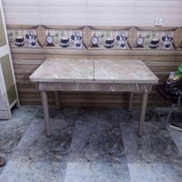 ميز طعام+ ميز بلازما بدون بلي+ميز خشب+ جربايه حديد اصليه كلهم ب 100 ال...