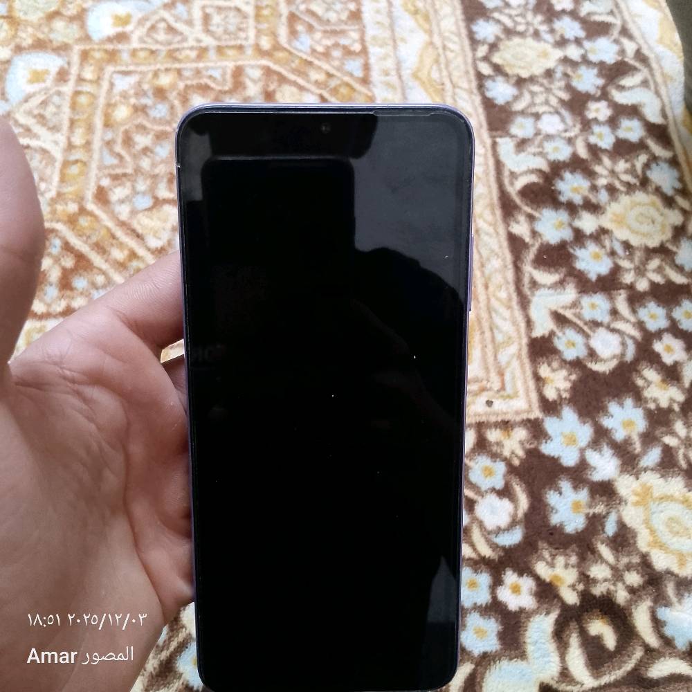 جهاز GalaxyA05s
ذاكره 64 
مستخدم شي قليل اخو الجديد 
سعره 120الف 
عن عنواني تكريت
