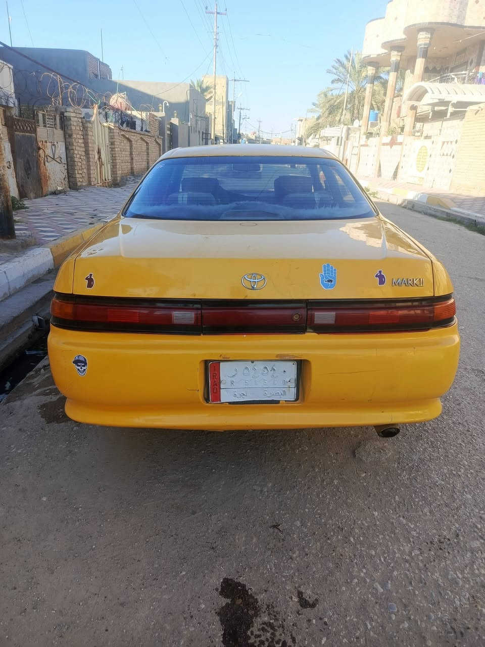 سلام عليكم مارك لبيع مكفوله من كلشي حداديه تخم تاير مكينه كير ونجي لون اصفر رعيه بل بصر سعر ٣٧ بيه مجال عنوان ناصريه جلعه سكر ***********
