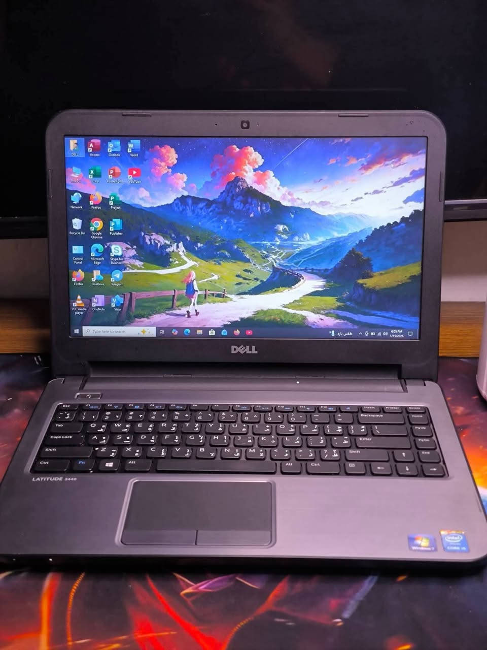 💻 Dell Latitude 3440 | عملي ومضمون للشغل والدراسة

لابتوب متين يعتمد عليه، مناسب للطلاب والوظائف المكتبية، بطارية جديدة تضمنلك ساعات استخدام مرتاحة بدون قلق 🔋✨

🔹 المواصفات:
• المعالج: Intel Core i5 (الجيل الرابع)
• الرام: 8GB
• الخزن: 128GB SSD سريع
• الشاشة: 14 بوصة HD
• البطارية: جديدة 100%

🎁 يجي ويّاه:
حقيبة + شاحن أصلي + ماوس + ماوس باد + تغليف آمن

🛡️ الضمان والخدمة:
✔️ فحص كامل قدامك عند الاستلام
✔️ ضمان استبدال لمدة أسبوع
✔️ تنصيب ويندوز وأوفيس وبرامج أساسية مجاناً

💰 السعر: 160,000 دينار
🚚 التوصيل متوفر لكل محافظات العراق


**إذا كنت صاحب هذا الإعلان وتريد حذفه لأي سبب، رجاءا أرسل رسالة إلى الدعم الفني**