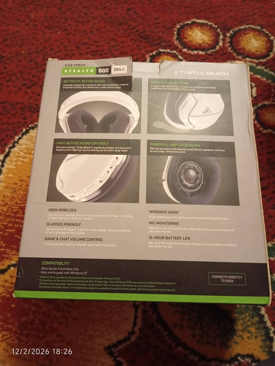 سماعه Xbox ترهم كل البليات حته على الهاتف للبيع مامستخدمه


**إذا كنت صاحب هذا الإعلان وتريد حذفه لأي سبب، رجاءا أرسل رسالة إلى الدعم الفني**