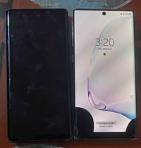 جهازين سامسونج للبيع نوت 10 و 9  نوت 10 عوزه فقط شاشة باقي كله شغال ذا...