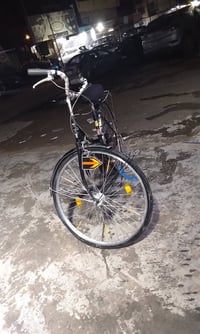 🔺🔺🔺السلام عليكم🔺🔺🔺 بايسكل سانتوس حجم 27 بريك امامي خلفي نضيف وكالة فول...