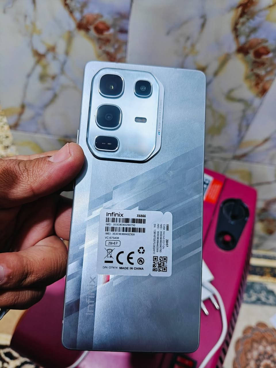 انفنكس نوت 50pro ذاكرة 256 رام8+8 معالج ميديتك g100
بطارية 5200شحن سريع 90wat وايرليس 30wat نظافة 99 كامل ملحقات السعر خاص  الكوت المركز ***********
