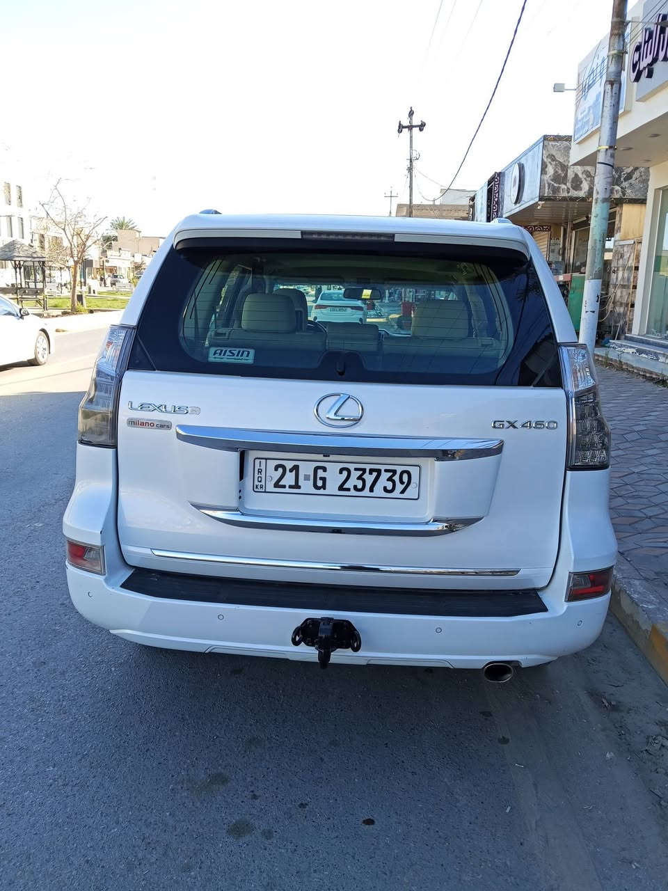 للبيع لكزز برادو 2014 GX 460 خليجي 
8 سلندر رقم سليمانيه ماشيه 184الف فول مواصفات 1/1 دواخل جلد بيجي مطعم بصاج 
المواصفات :
1- فتحة سقف 
2- حساسات خلفية وامامية وجانبية
3- كامرات مع رادارات 
5- تحكم ستيرن جهتين 
6 - نضام ECO الاقتصادي
7- ثلاجة تبريد 
8- مري شفط 
9- فور ويل 
10- نضام GBS
11- الابواب مع الجنطة 5 بصمات
12-كشنات جلد تدفئة وتبريد كهربائية 
13- نضام خزن ميموري 
14- جكات 
15 - كشنات جلد بيجي 
16- قيادة ذاتية 
17- عدسات لايت زنون متحركة مع تحكم بمستوى الانارة 
18-علامات ترحيب ابواب 
19- نظام تشغيل عن بعد 
20- 7 راكب
21- ويل كب كروم حجم 18
22_ 8 ايرباك
23- تبريد 4 قطع
24- 3 شاشات كبيرة
25- ليد انارة 
26- مانع انزلاق 
27- هوك خلفي
28- بصمة تشغيل
29- بلوتوث
30- زراكات لايت ( تنضيف الايتات)
31- ستيرن كهربائي متحرك مع تشغيل البصمة
السعر 340 $
الإتصال على الرقم ***********

ا

