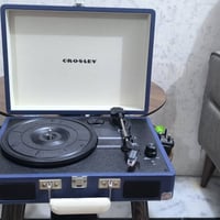 كرامافون • حقيبة جلد • ٣ سرعات