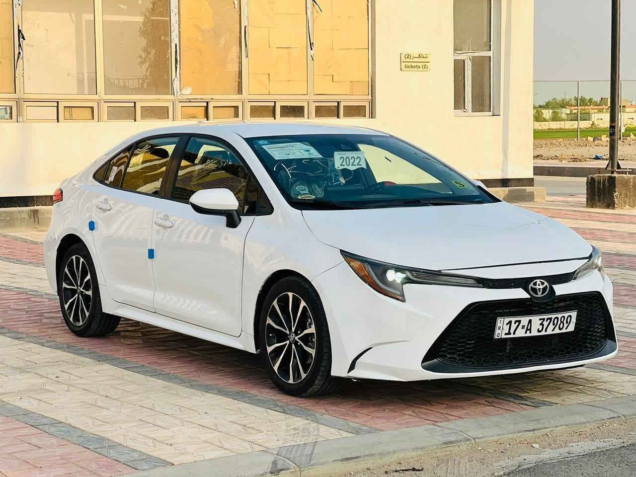 كورلا  2022 رقم مثنى معوقين وارد مريكي بيه جاملغ وبنيد مكينه وكير حد اديه تبريد ثلج سياره جاهزه وخير من الله مكاني ناصريه مركز رقم ***********
