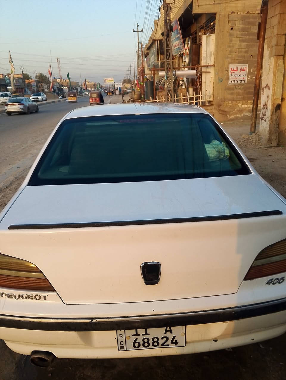 سلام عليكم بيجو فرنسي موديل 2001 مكينه وكير وحداديه خير من الله مكان بغداد حي اور تحوسل ثاني يوم سعر 35بي مجال رقم ***********بي واتساب
