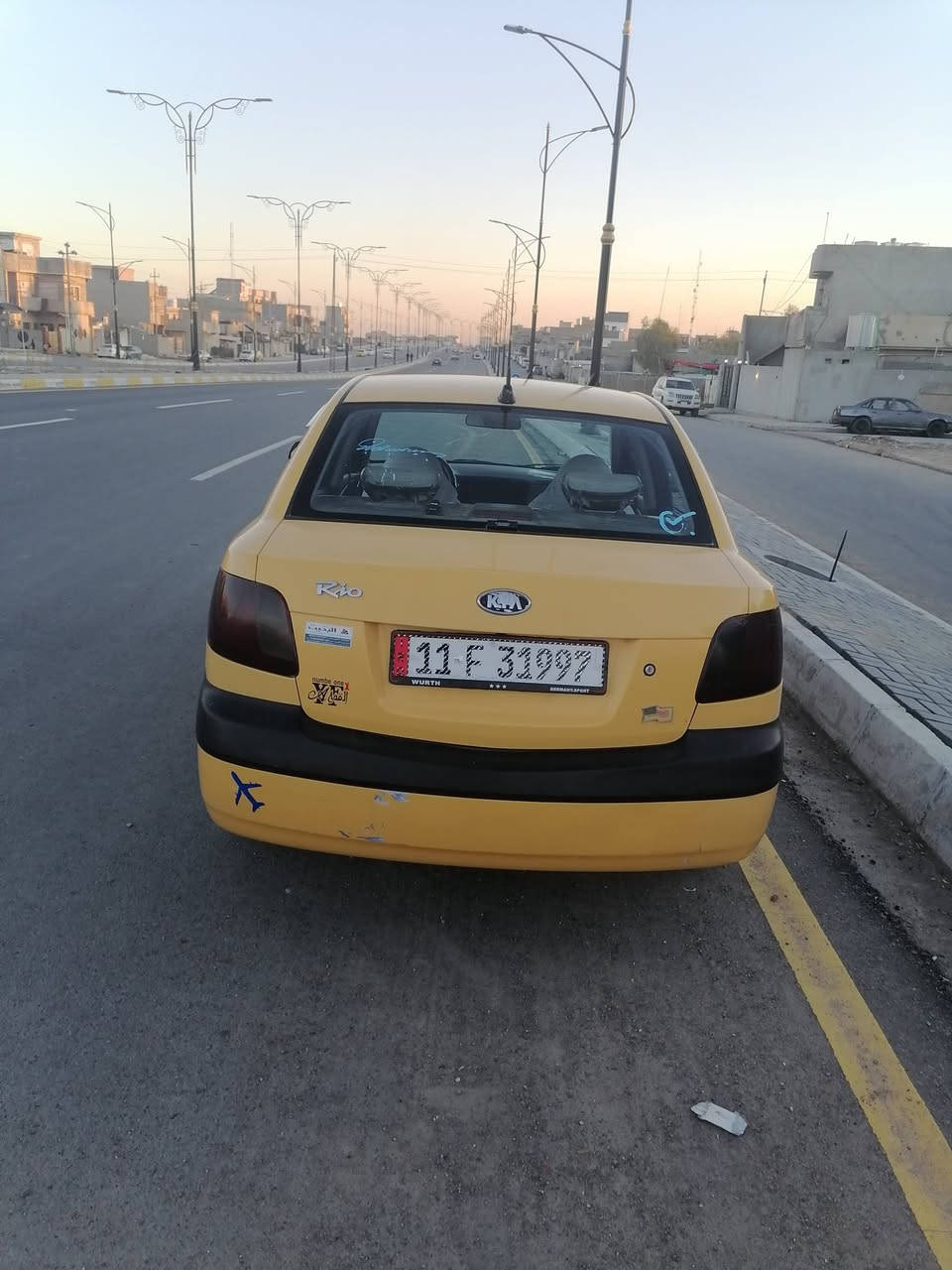 للبيع   كيا ريو موديل 2009 امركي رقم بغداد دولي ضرر جاملغ باب خلفي مبدل بدون دواخل كير محرك شرط كاربون بانزين بيها منظومه غاز
اني صاحب الشرعي مصفره من كلشي غرمات  العنوان موصل حي القدس
***********
***********
السعر 85 بيها مجال
