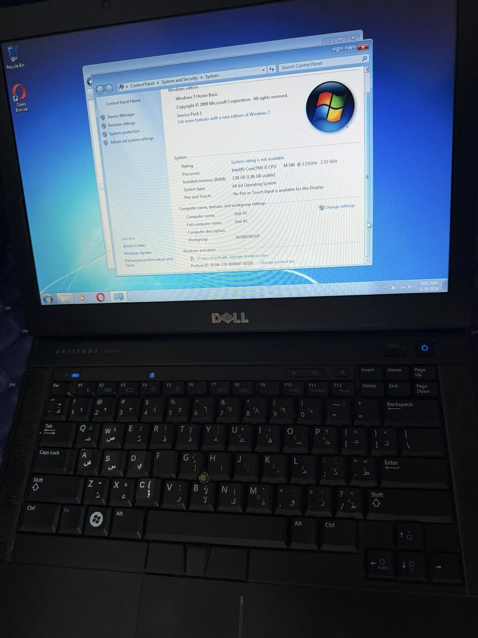 لابتوب Dell بروسيسر core i5 هارد 512 رام 2GB بطاريه جيده وشاحنه اصليه شاشه حجم 14 للبيع ب 50 الف قفل جهاز يفيد للتصفح انترنت طباعه المكان بغداد جديده موبايل *********** سبب البيع مضموم ومحد يستخدمه وما محتاجه

