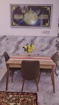 ابو غريب • ميز طعام • ٣ كراسي