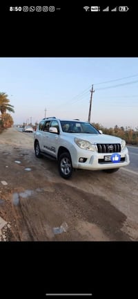 اخواني لاندكروز برادو مديل 2011 لون ابيض صدفي المحرك 4سلندر 2/700  رقم...