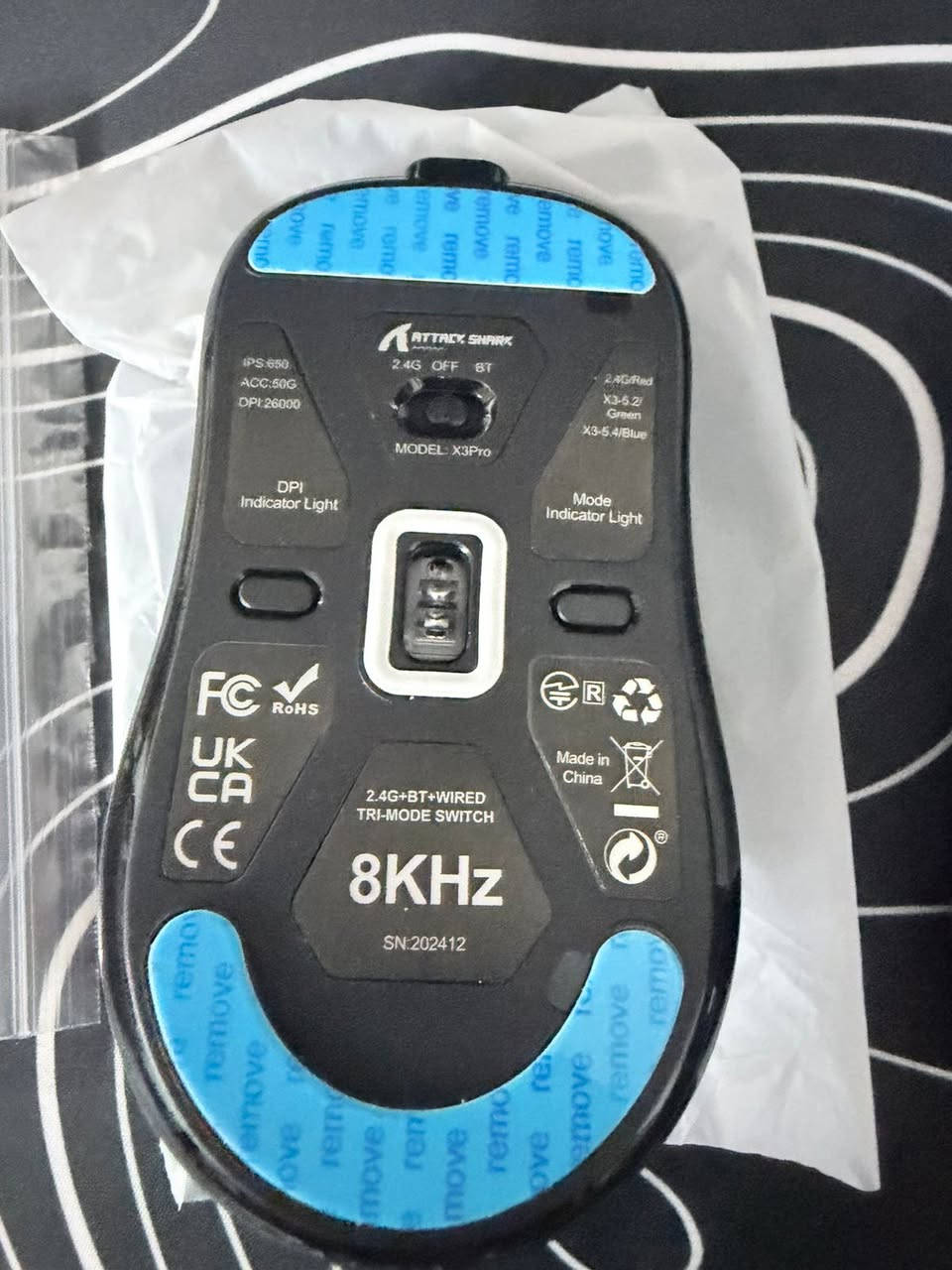 ماوس attack shark x3 pro 

الماوس اصلي جديد بعده ب كارتونه


**إذا كنت صاحب هذا الإعلان وتريد حذفه لأي سبب، رجاءا أرسل رسالة إلى الدعم الفني**