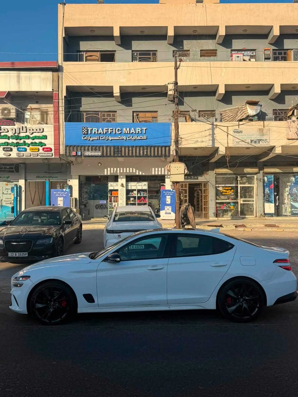 جنسس 2023فول موصفات محرك 2 تيربو حادثه فقط طخه بالجاملغ لامامي راجعه بارد و بيه اصبع اب خشم البنيد بارد وحافت الباب على كد شبر صبغ كارت كفاله لغد شاصي حادث ماشيه74 الف كيلو السياره كلش نضيفه مكينه كيو كفاله السياره بدون جيك ولا اي مسج موصفات السياره بنورما كشنات كهرباء و خزن و تبريد بالكشنات سستم صوت وكاله فول السياره و مناقصه شي مكان السياره بغداد السيديه او المنصور ..  ***********
