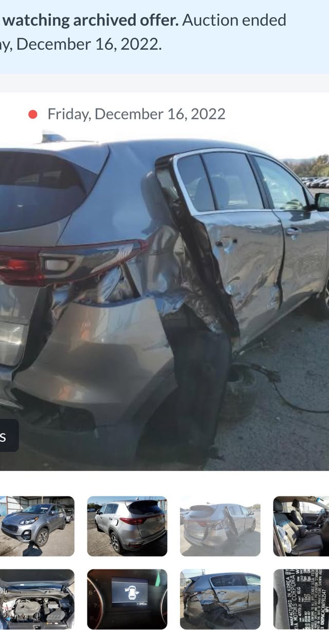 كيه سبورتج. وارد امريكي. موديل 2021
الرقم. اربيل. 
نص فول.   ماشيه 68.  الحادث واضح بل صوره. وبيه بارد كد شبر وشويه. بابا السايق. السياره بجم كبس 

العنوان بغداد مدينه الصدر 

الاستفسار /***********

السعر  175$. وبيع مجال حق الجيه.
