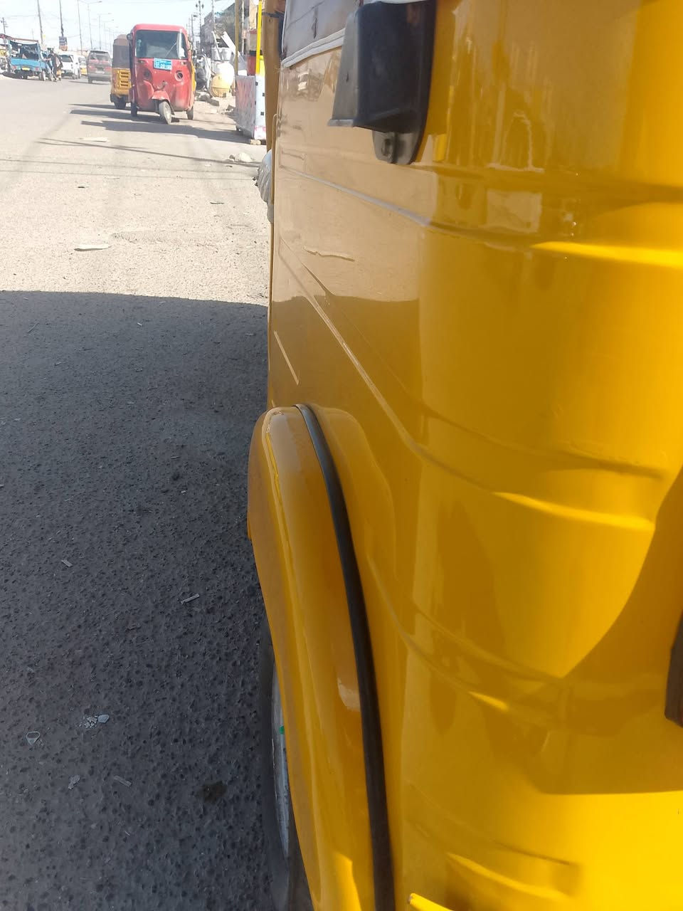 سلام عليكم مرخصت الادمن تكتك 19شهر12بي30محسوبه عل عشرين تكتك خير من الله كبل للشارع  كفاله من الضربه المحرك كفاله دوشمه جديده سفريات التكتك ولاغلطه مامتعوبه بسمي ثاني يوم احولك السعر 6و800وبيهه مجال الطيبين ***********
