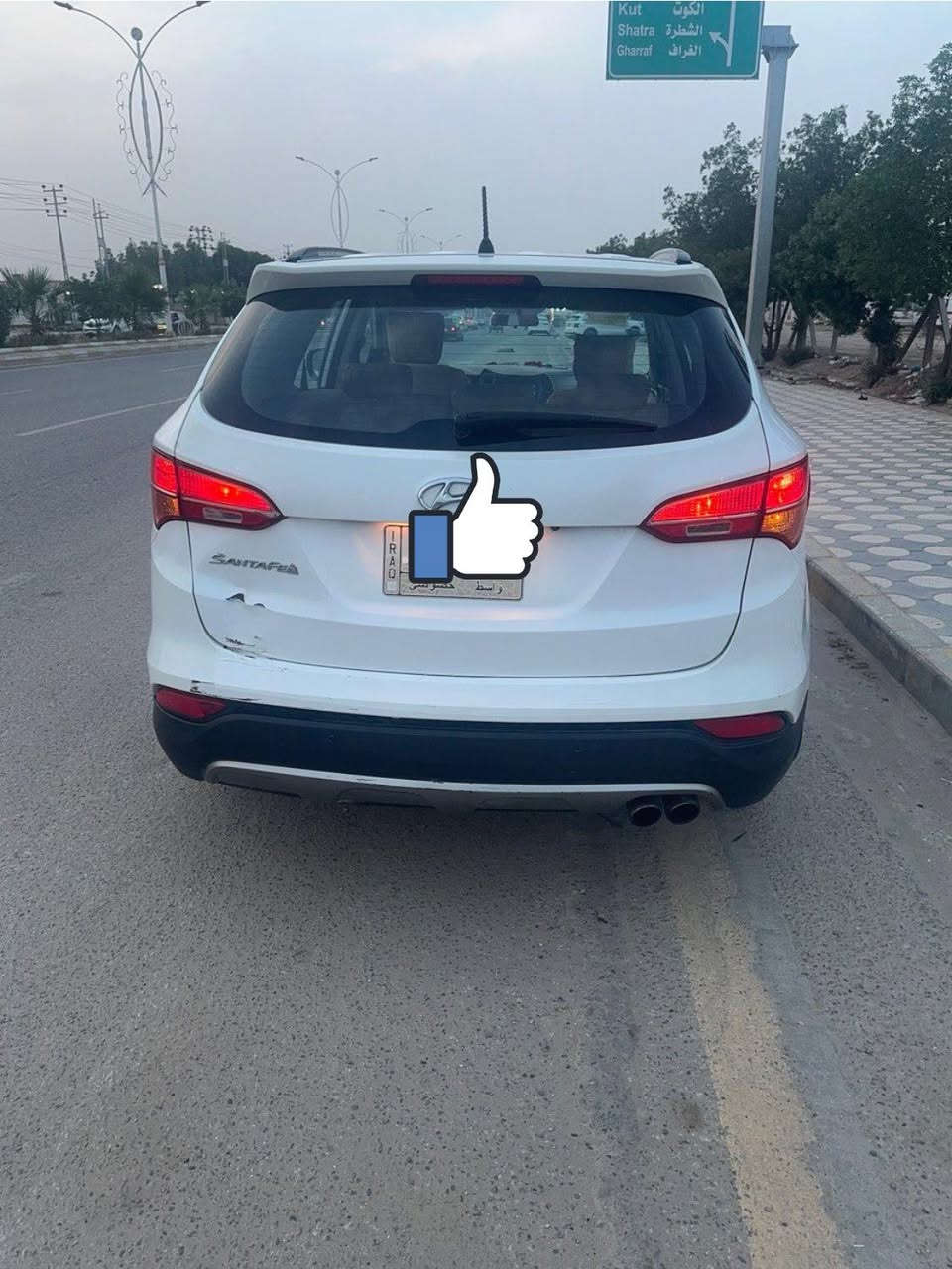 السلام عليكم سنتافيا خليجي لون ابيض موديل 2014رقم واسط دولي الجديد تحويل مباشر للسياره باسمي شخصياً سنويه جديده لغايه 2030 مكينه 4سلندر (2.4 دوش )ممتازه لاتنقيص ولا تبخير 7 راكب كشنات جلد ومغلفه تغليف جاهز  ، 3 قطع تبريد وتدفئه تحكم ستيرن جهتين شاشه جبيره وكامره دواره حساسات خلفي نضام ايكو اشاير بل مري لد ابو الحاجب تخم تاير جديد حجم 18 ومنضومه زنون جديده السياره نظيفه وجديده لا يوجد صبغ بيها نهاىياً بيها طخه بسيطه بقبق الجنطه جوه البك لايت الايسر موضح بل صور على وضعها الحالي معه رصعه بل باب سائق  السعر 175 بيها مجال بسيط مكان السياره واسط الكوت مركز المحافظه للاستفسار الاتصل ***********
