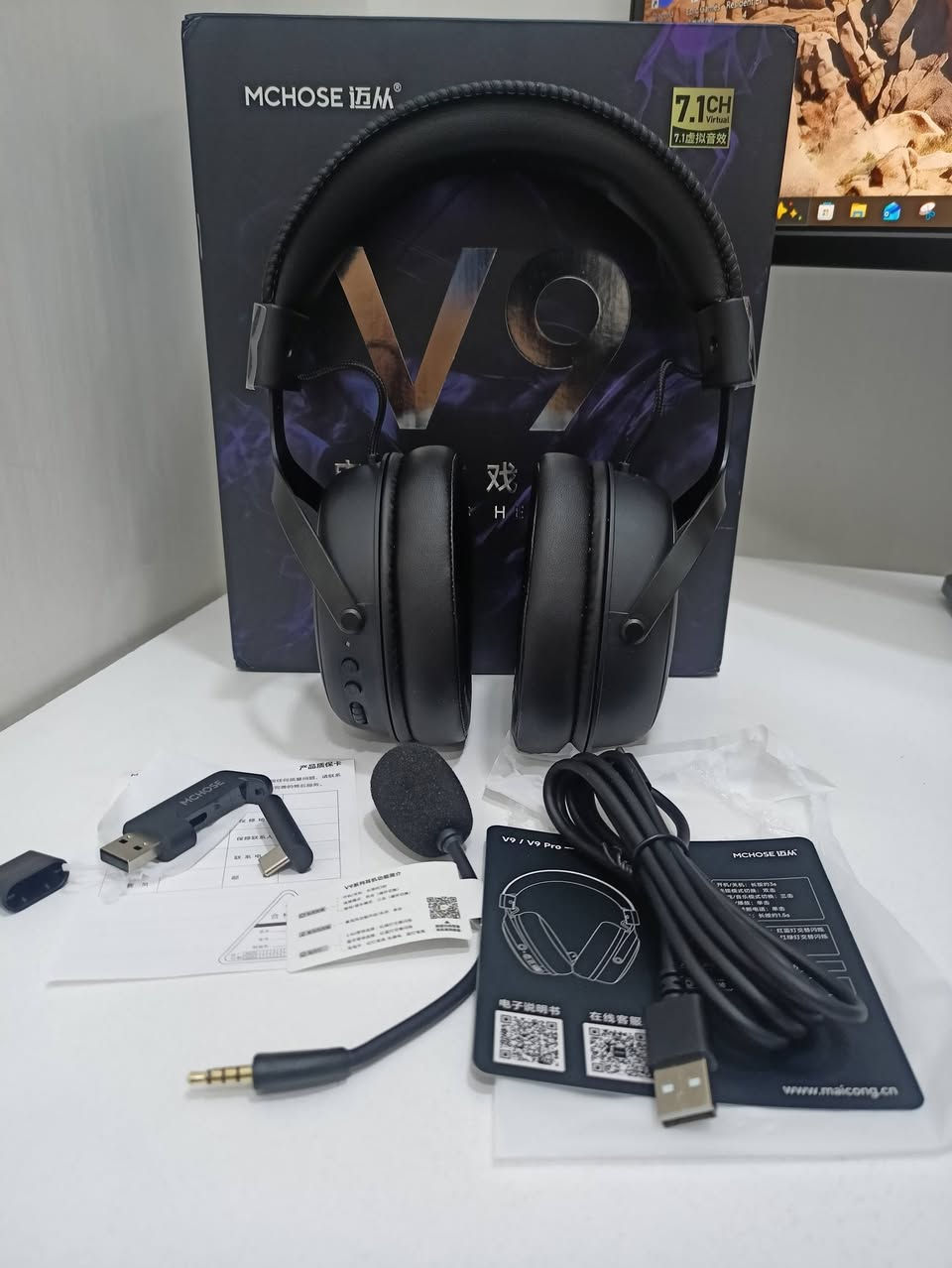 سماعة سماعه
السلام عليكم سماعة Mchose V9 Pro جديدة  واير ليس ( دنكلها تايب سي و يو اس بي يصير ) و بلوتوث و واير.
.
 بطارية عملاقة الشحنه الوحدة تطول 250 ساعة يعني تكفيك شهر تقريبا شحنه وحدة


**إذا كنت صاحب هذا الإعلان وتريد حذفه لأي سبب، رجاءا أرسل رسالة إلى الدعم الفني**