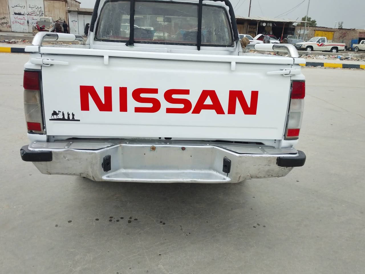 سلام عليكم بيك نيسان البيع مزاد وزارت داخليه سياره مصبوغ عام  مكينه و كير و شاصي مكفول تخم تاير كهربائيات كلها شغاله  موديل 2002مكاني الناصريه قضاء الرفاعي سعرها53 رقمي***********
