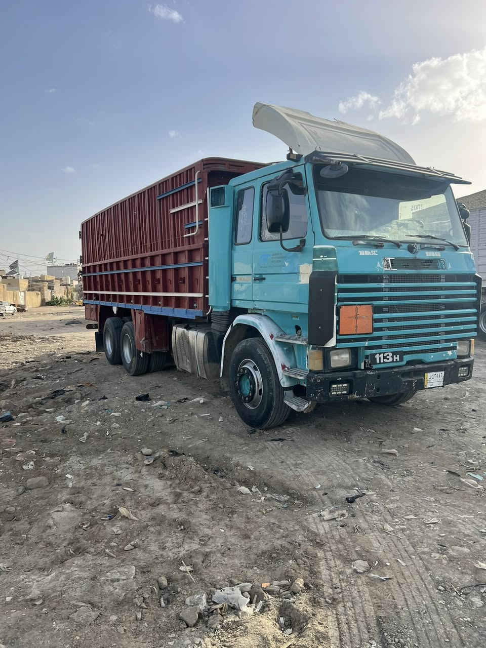 سكانيه لبيع 142 مكينه 13 كير 5ب5 رقم نبار بسمه تخم تاير مجموعه جوبلس 2003 مكان الناصريه 
***********
