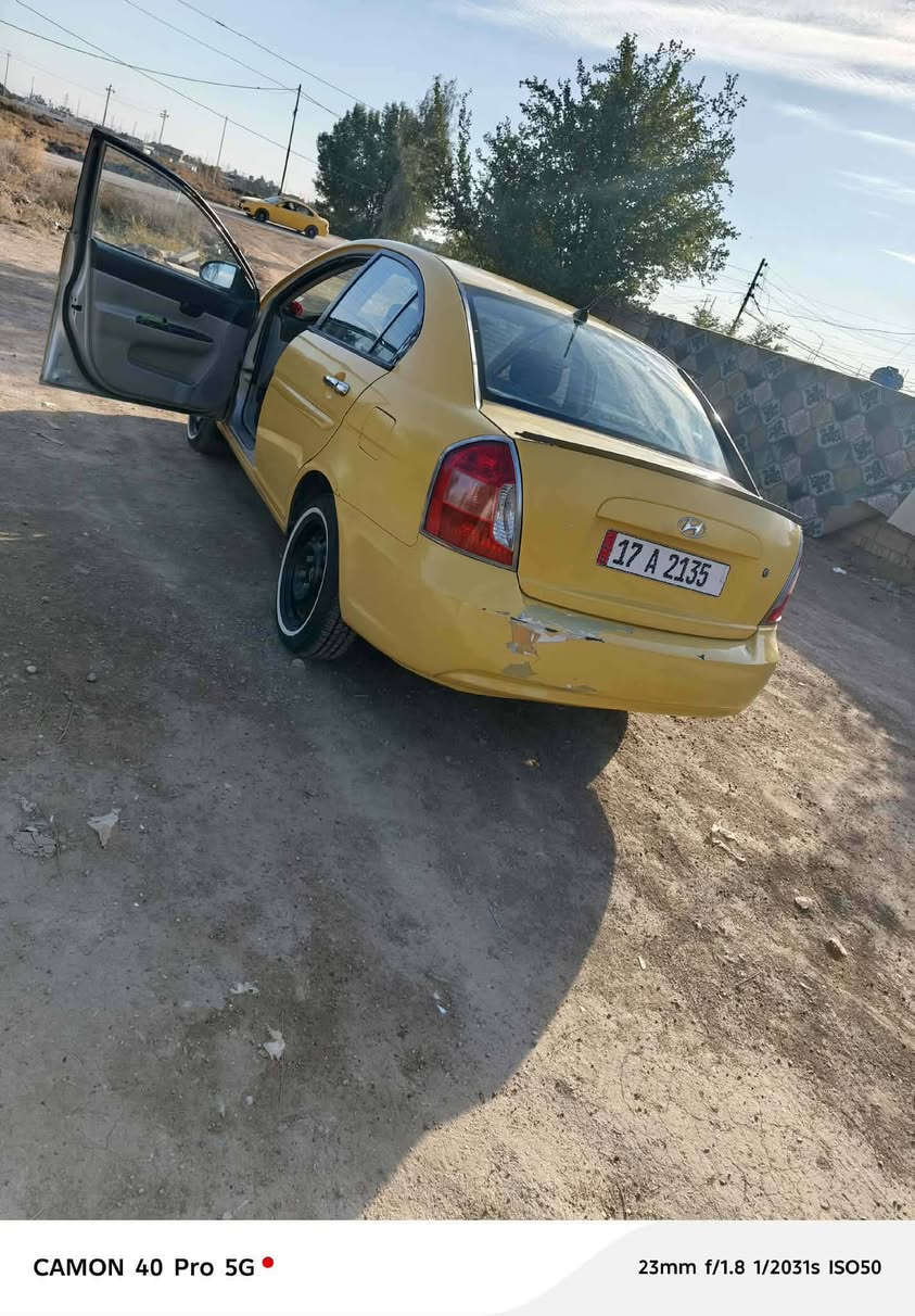 السلام عليكم اكسنت موديل2007
سياره مكفوله من كلشي تبريد شغال حداديه جديده
تخم تاير سياره گبل الشارع ...السعر77وبيه مجال 
رقم الموبايل‏‪***********‬‏
‏‪***********‬‏
