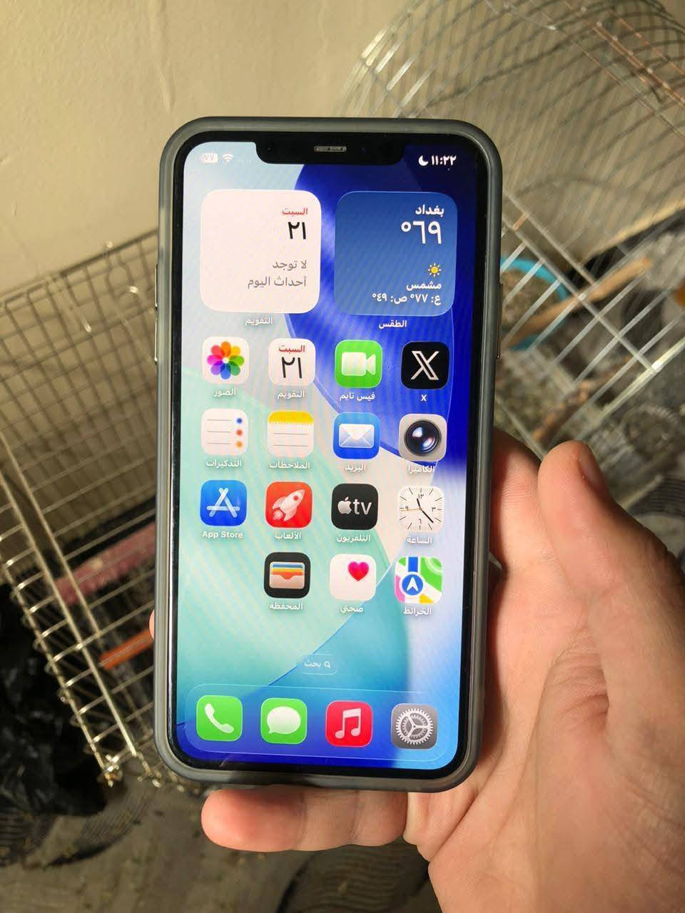 السلام عليكم
ايفون 11 برو ماكس
نموذج m
ذاكرة 256
فيس ايدي شغال
مبدل شاشة اصلية تفصيخ
مبدل بطارية اصلية وكالة
بدون اي خلل جدا نظيف
السعر 300 مكاني بغداد الامين الثانية
***********
