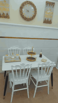 ميز طعام بلكراتين مرمر بورسلين ثقيل لاعلى درجة سعر الميز مع 4 كراسي 175 عنوان الشعب  حي التجار موجود توصيل ***********
