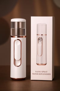 متوفر جهاز البخار ورذاذ الماء المحمول للوجه  يعمل على تنقية البشرة  يع...