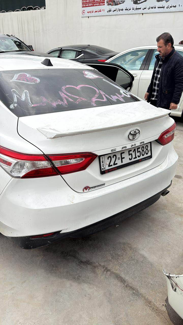 ‏کامری ٢٠١٨ مواسەفات ئەمریکی 
سیارەکە بە دەحمەوە دەفرۆشم ئەوی لۆخی تاقەتی هەیە جاکاتەوە با بببە لۆخی 
پیش ئەو دەحمەی جاملخ دەرگای دواوی بۆیاخ بووو 
یستاش ئەو دەحمەی هەیە 
سحری ١١٢ وەرەق و مەجال أربيل, العراق


**إذا كنت صاحب هذا الإعلان وتريد حذفه لأي سبب، رجاءا أرسل رسالة إلى الدعم الفني**