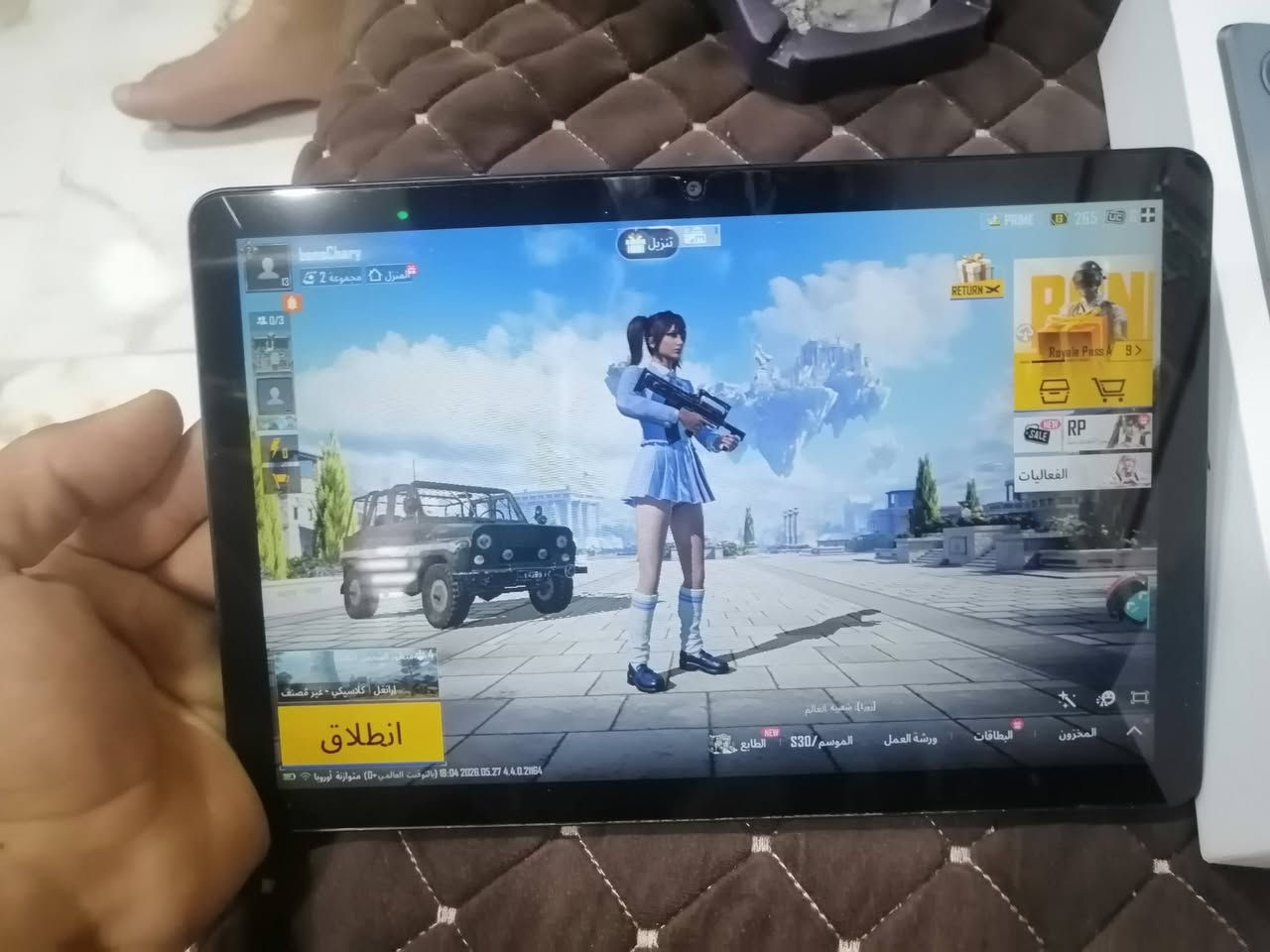 سلام وعليكم عندي ايباد لبيع جهاز مستخدم شهر فقط ومحتاج وريد ابيع مشترتو 225وريدو 150 مني موصل اسم الجهاز اوسكال الخزن 128 رام 4 رقمي بي وساب *********** ورقم الثاني ***********
