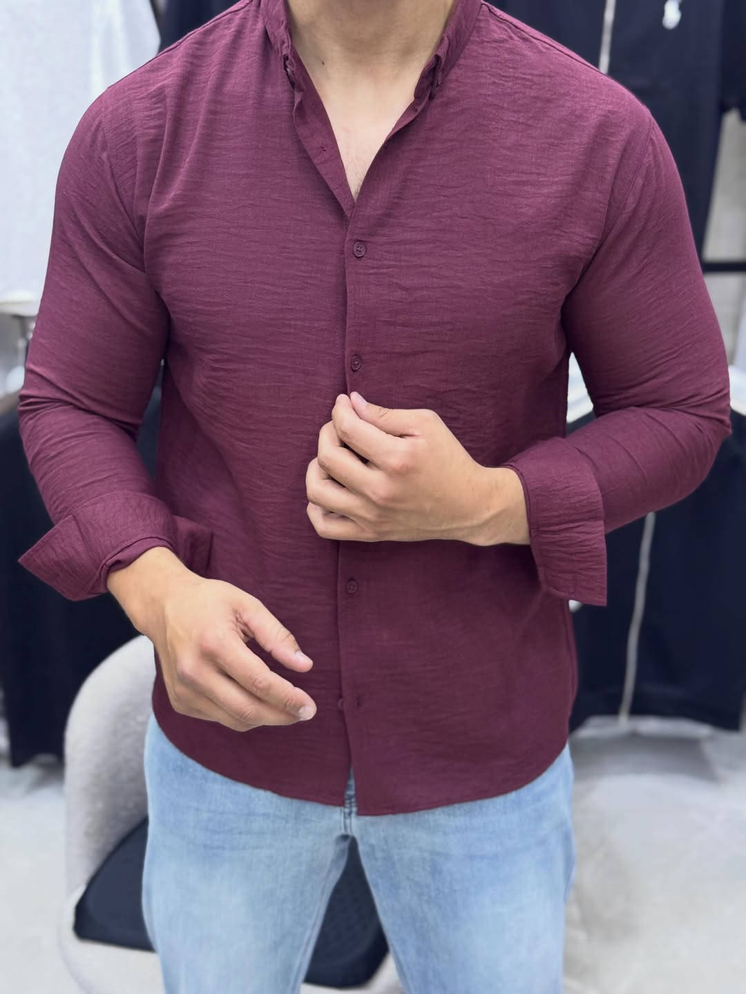 اقلب لليسار 9 لون 
خامه لنن كلينس (ابرد واجود القطن ) 
قالب وخامه تركي s m l xl xxl


**إذا كنت صاحب هذا الإعلان وتريد حذفه لأي سبب، رجاءا أرسل رسالة إلى الدعم الفني**